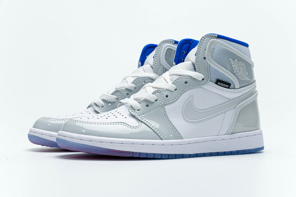 Air Jordan 1 Retro High Zoom White Racer Blue Reps Sneaker CK6637-104