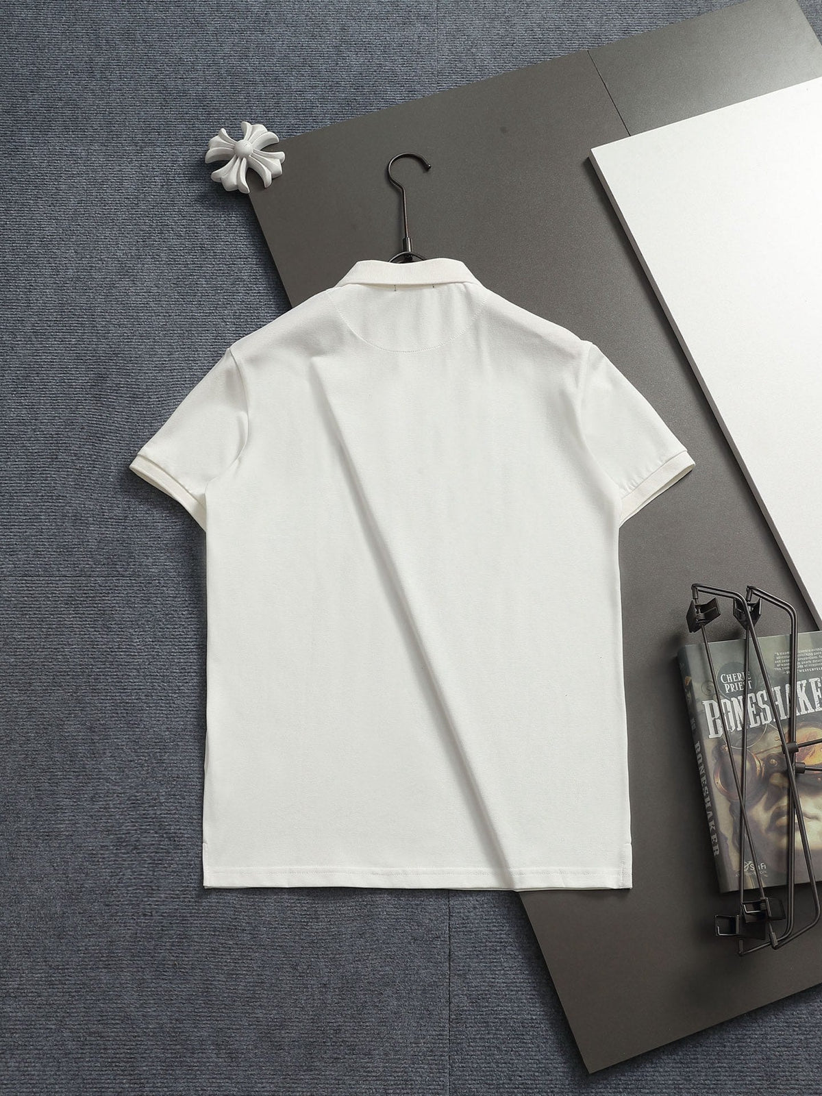 Ralph Lauren Men's White Short‑Sleeve Classic Polo Shirt With Embroidered Pony Logo
