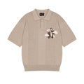 "on air" Polo knit beige