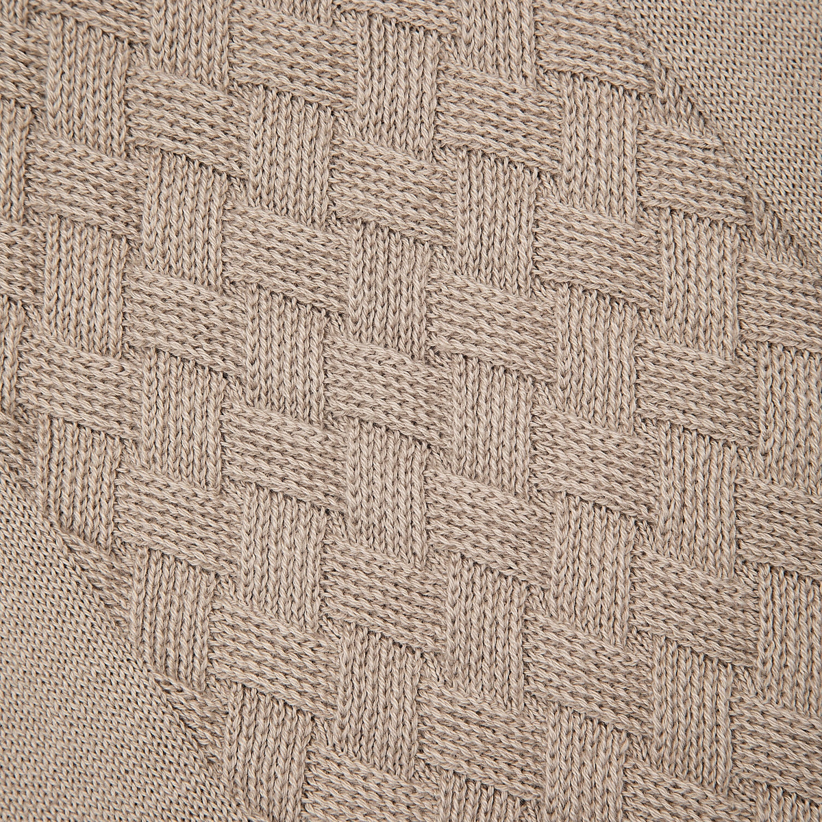 "on air" Polo knit beige