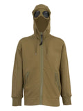 C.P. Company goggle zip-up hoodie