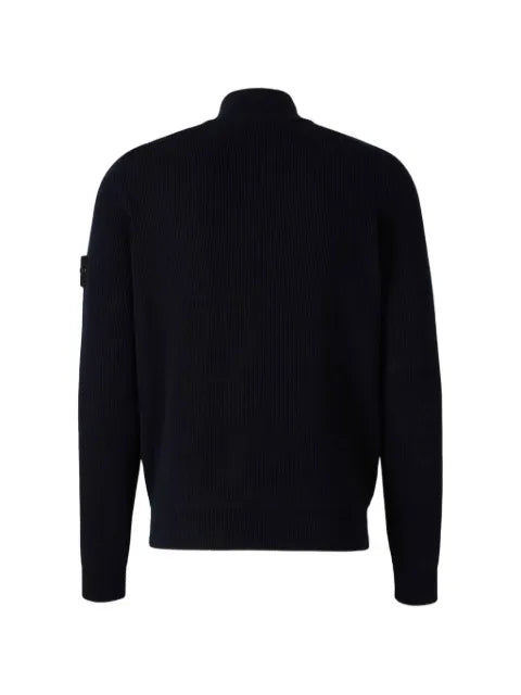 Stone Island 5100124 ribbed soft organic cotton sweater