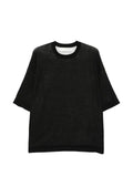 Isabel Benenato short-sleeve crew-neck sweater