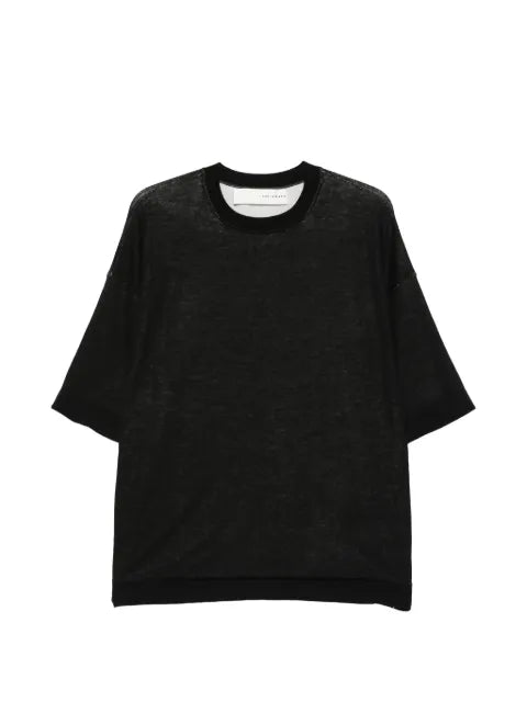 Isabel Benenato short-sleeve crew-neck sweater