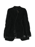 Undercover contrast-stitch blazer