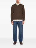 Another Aspect ribbed-knit V-neck sweater