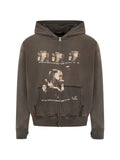 Enfants Riches Déprimés Spiritual Therapy graphic-print zip-up hoodie