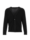 Emporio Armani button-up knitted cardigan