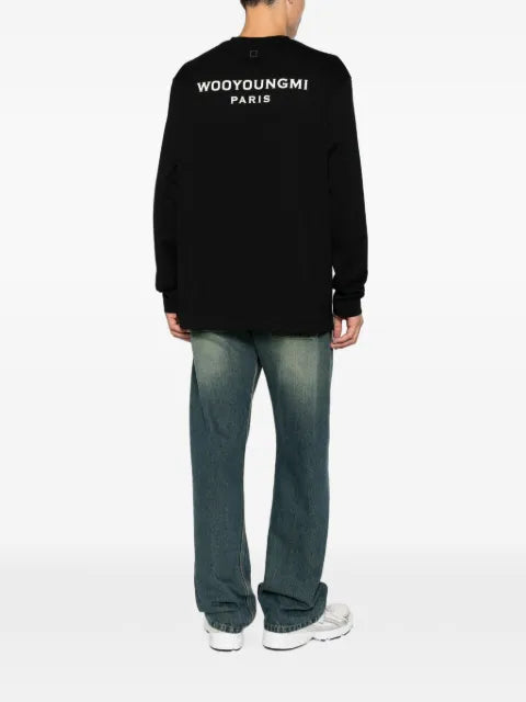 Wooyoungmi logo-print sweater