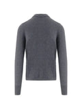 OLIVER LATTUGHI button-up collared sweater