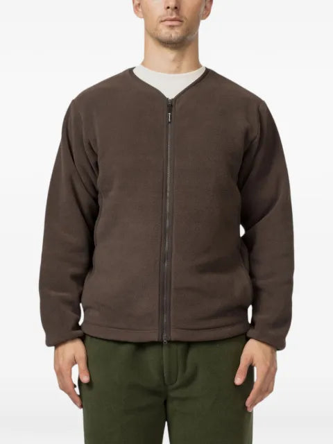 Snow Peak water-repellent fleece cardigan