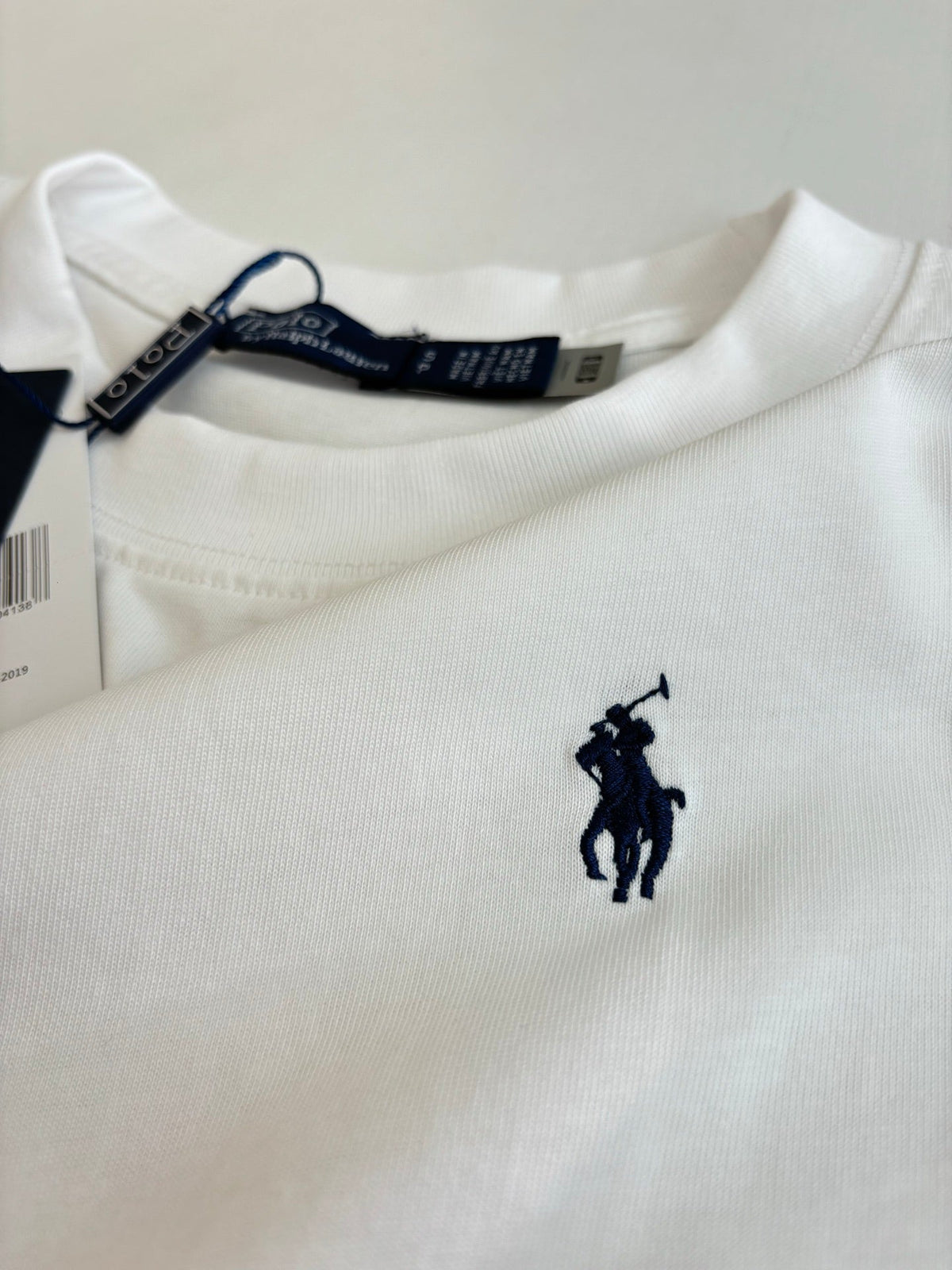 Ralph Lauren Men's Relaxed‑Fit Crew‑Neck Short‑Sleeve T‑Shirt With Navy Pony Logo