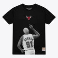 M&N NBA Chicago Bulls Dennis Rodman Player Short Sleeve Tee