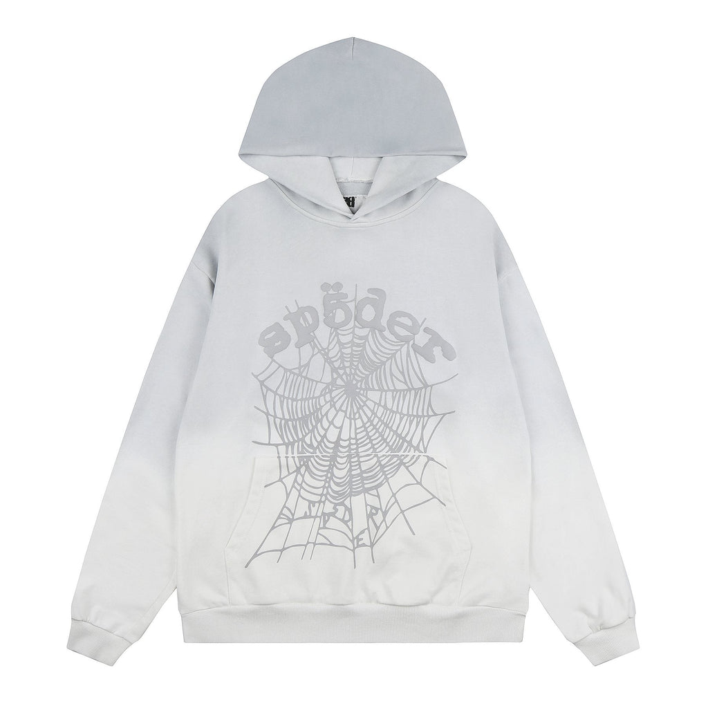 Sp5der Gradient Spider-Web Hoodie & Sweatpants Set