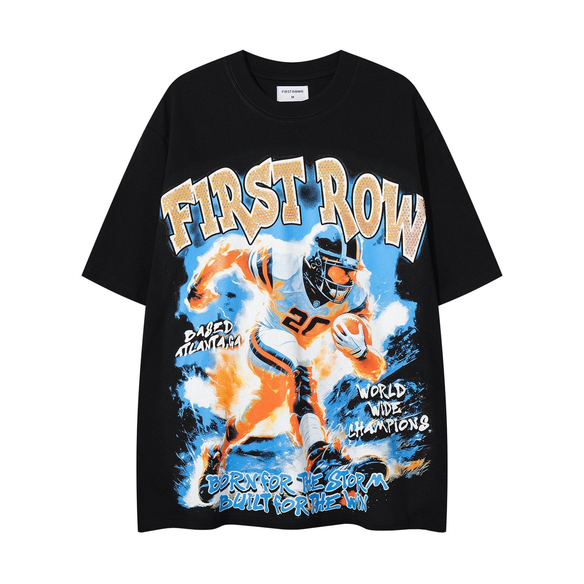 MAJESTIK Football Graphic Short-Sleeve T-Shirt