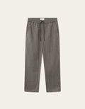 Les Deux Houston Herringbone Pant 'Light Grey/Light Desert Sand'