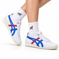 Onitsuka Tiger Retro Low Top White Blue Red Unisex Shoes Style 10