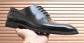 Ferragamo Black Lace-Up Dress Shoes