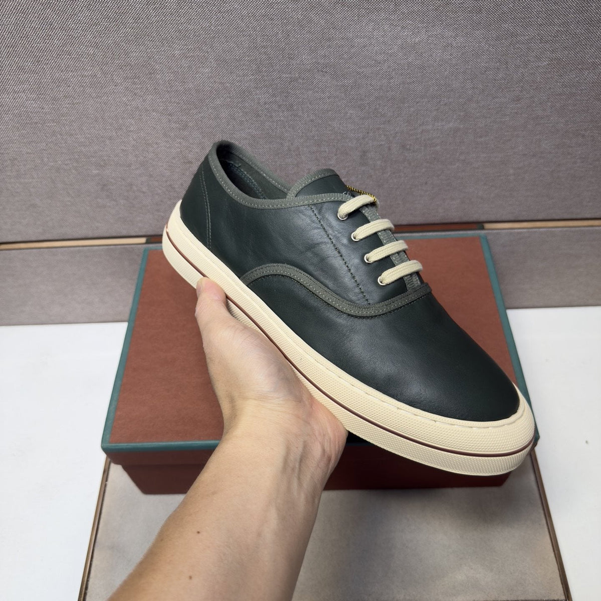 Men's Low-Top Lace-Up Sneakers