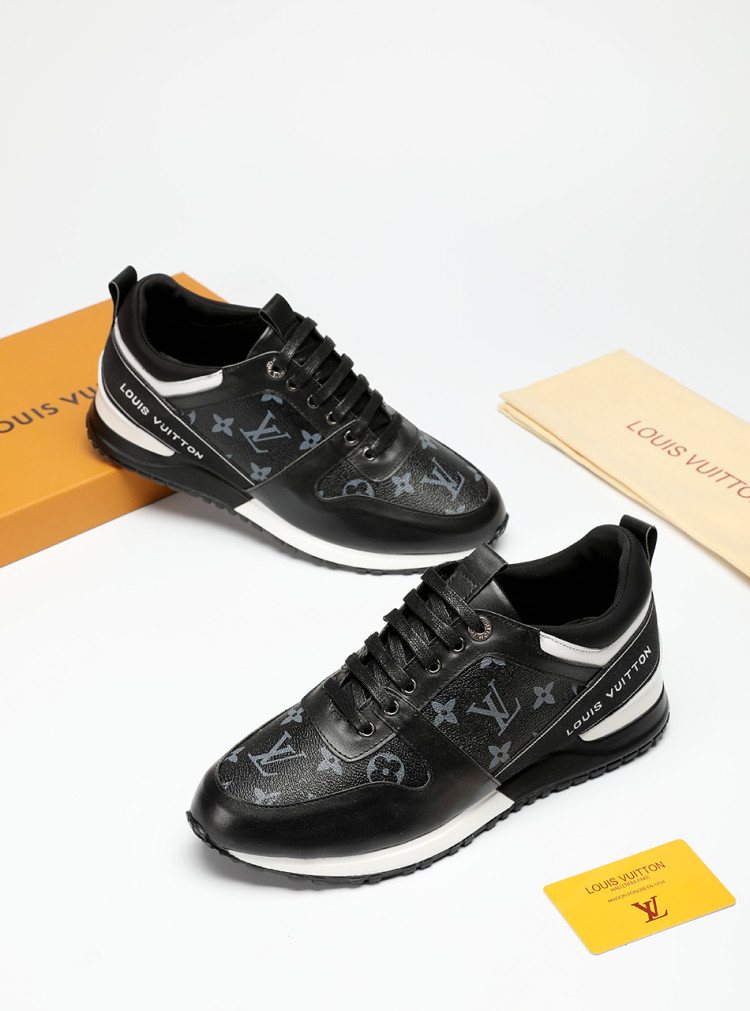 Louis Vuitton Patterned Panel Sneakers