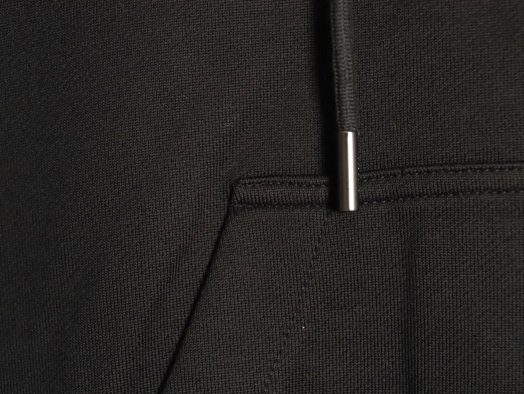 Burberry Equestrian Graphic Pullover Hoodie - Black